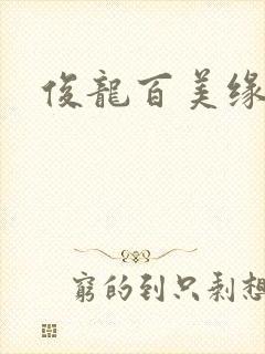 俊龙百美缘小说