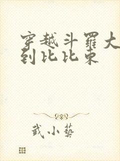 穿越斗罗大陆推到比比东