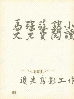 马强苏钥小说全文免费阅读最新章节