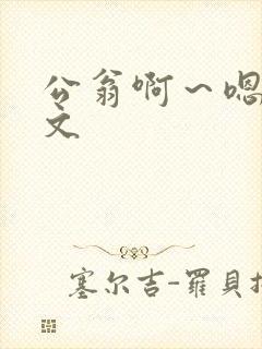 公翁啊～嗯啊h文