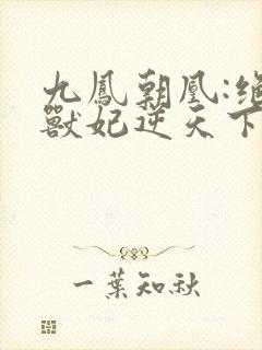 九凤朝凰:绝色兽妃逆天下