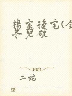 杨家后宅(全)冬儿破