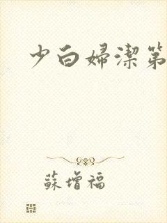 少白妇洁第二部