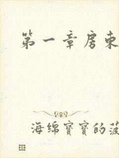 第一章房东太太