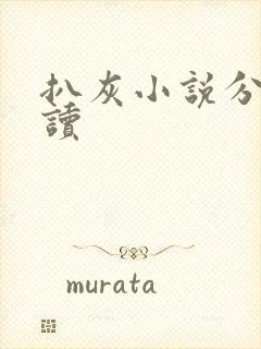 扒灰小说分节阅读