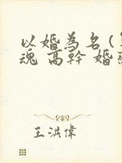 以婚为名 (军魂 高干 婚恋)