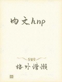肉文hnp