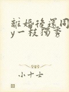 离婚后还同居by一枝独秀