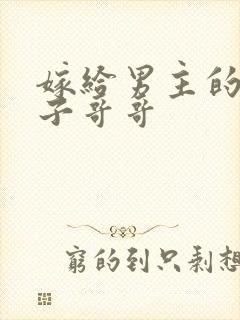 嫁给男主的病秧子哥哥