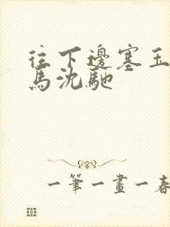 往下边塞玉器骑马沈驰