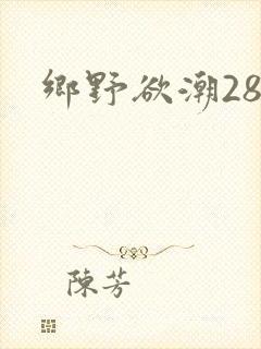 乡野欲潮28章