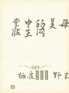 掌中的美母第一版主网