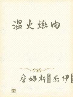 温火炖肉