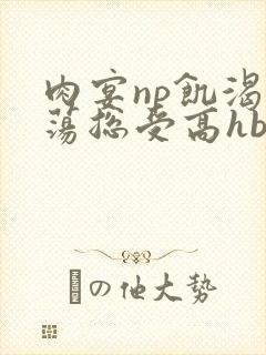 肉宴np饥渴放荡总受高hbl