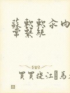 苏软软汆肉的日常系统