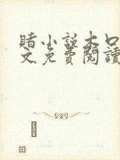 赌小说木口银全文免费阅读笔趣阁