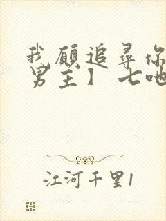 我愿追寻你【双男主】 七吔