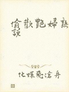 偷欢艳妇熟女小说