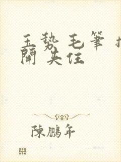 玉势 毛笔 撑开 夹住