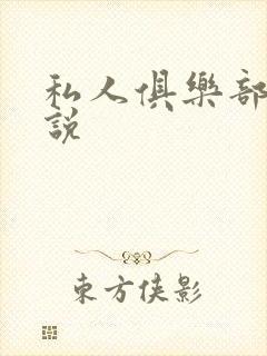 私人俱乐部 小说