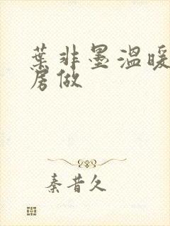 叶非墨温暖在厨房做