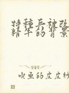 特种兵被改造成精牛的背景故事