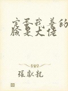 完蛋我养的小白脸是大佬