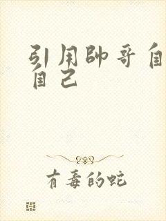引用帅哥自己玩自己