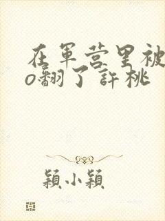 在军营里被cao翻了许桃