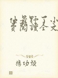 他最野了小说免费阅读全文