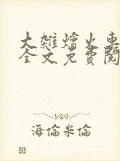 大杂烩火车小说全文免费阅读