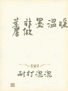 叶非墨温暖在厨房做