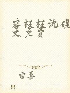 容枝枝沈砚书全文免费