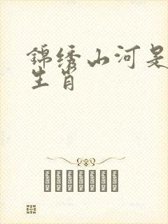 锦绣山河是什么生肖