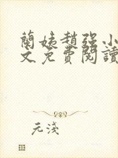 兰姨赵强小说全文免费阅读