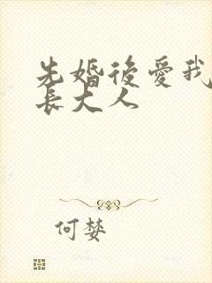 先婚后爱我的市长大人