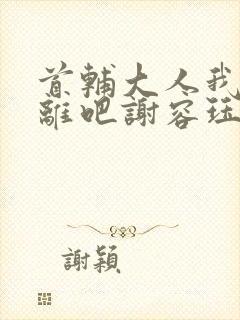 首辅大人我们和离吧谢容珏