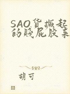 SAO货撅起你的贱屁股来