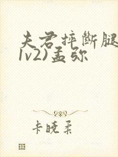 夫君摔断腿后(1v2)孟弥