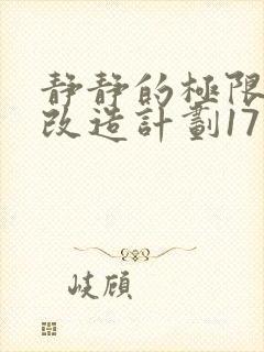 静静的极限自我改造计划17