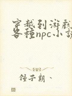 穿越到游戏里和各种npc小说