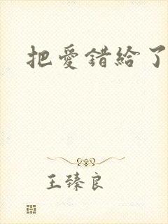 把爱错给了你
