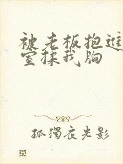 被老板抱进办公室揉我胸