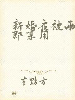 新婚夜被两个伴郎享用