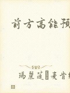 前方高能预警