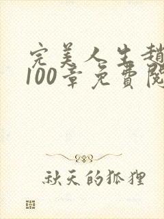 完美人生赵雅玉100章免费阅读