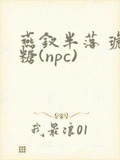 燕钗半落 琥珀糖(npc)