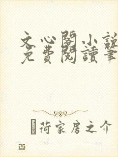 文心阁小说全文免费阅读笔趣阁