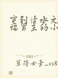 穿到清水文里造福男主的小说