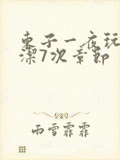 东子一夜玩弄白洁7次章节